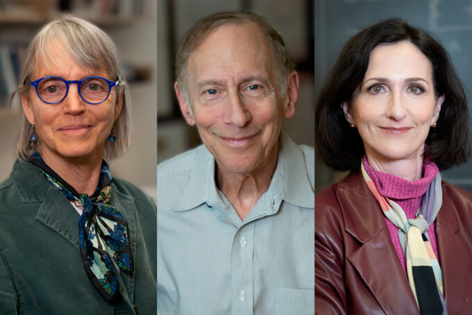 Side-by-side headshots of Nancy Kanwisher, Robert Langer, and Sara Seager.