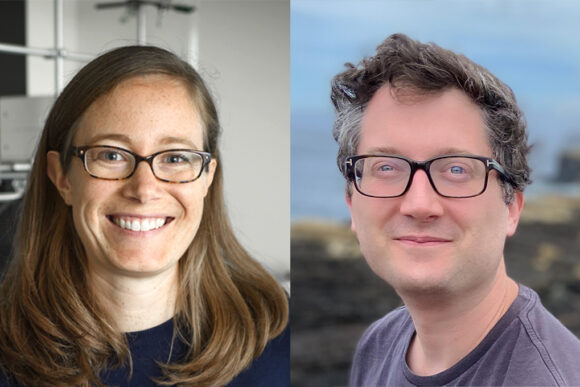 Portraits of Kristin Bergmann and William Frank